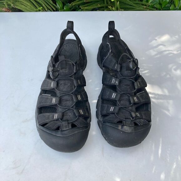 Keen Newport H2 Triple Black Waterproof Sandals Mens Size: 14